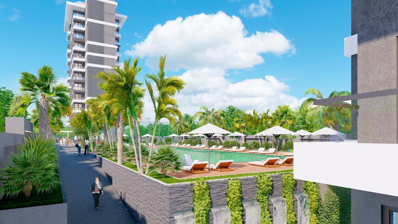 New residential complex on the first coastline in the Mahmutlar area - Umbrella Group - Photo 13
