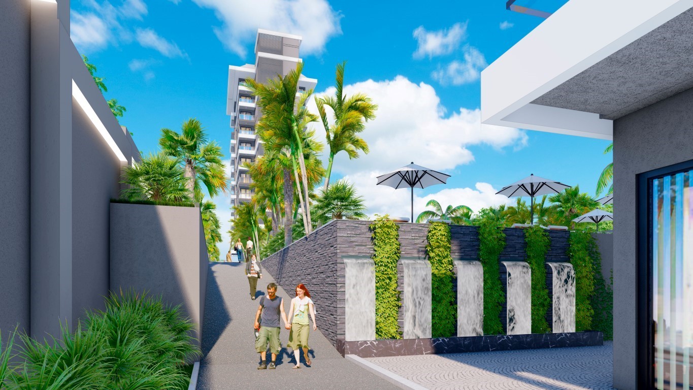 New residential complex on the first coastline in the Mahmutlar area - Umbrella Group - Photo 12