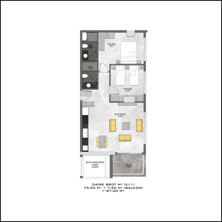 New residential complex on the first coastline in the Mahmutlar area - Umbrella Group - Photo 40