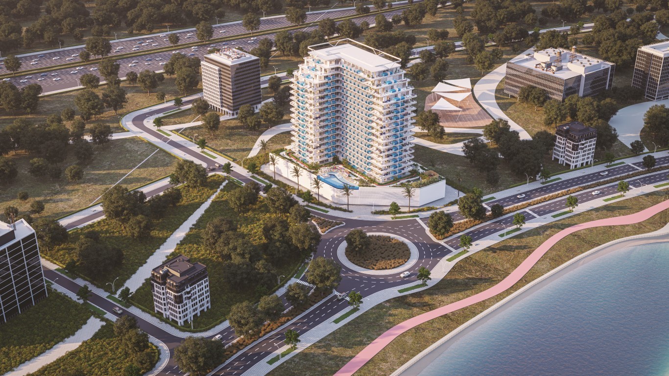 New Samana Lake Views Apartment Complex with Lake View in Dubai - Umbrella Group