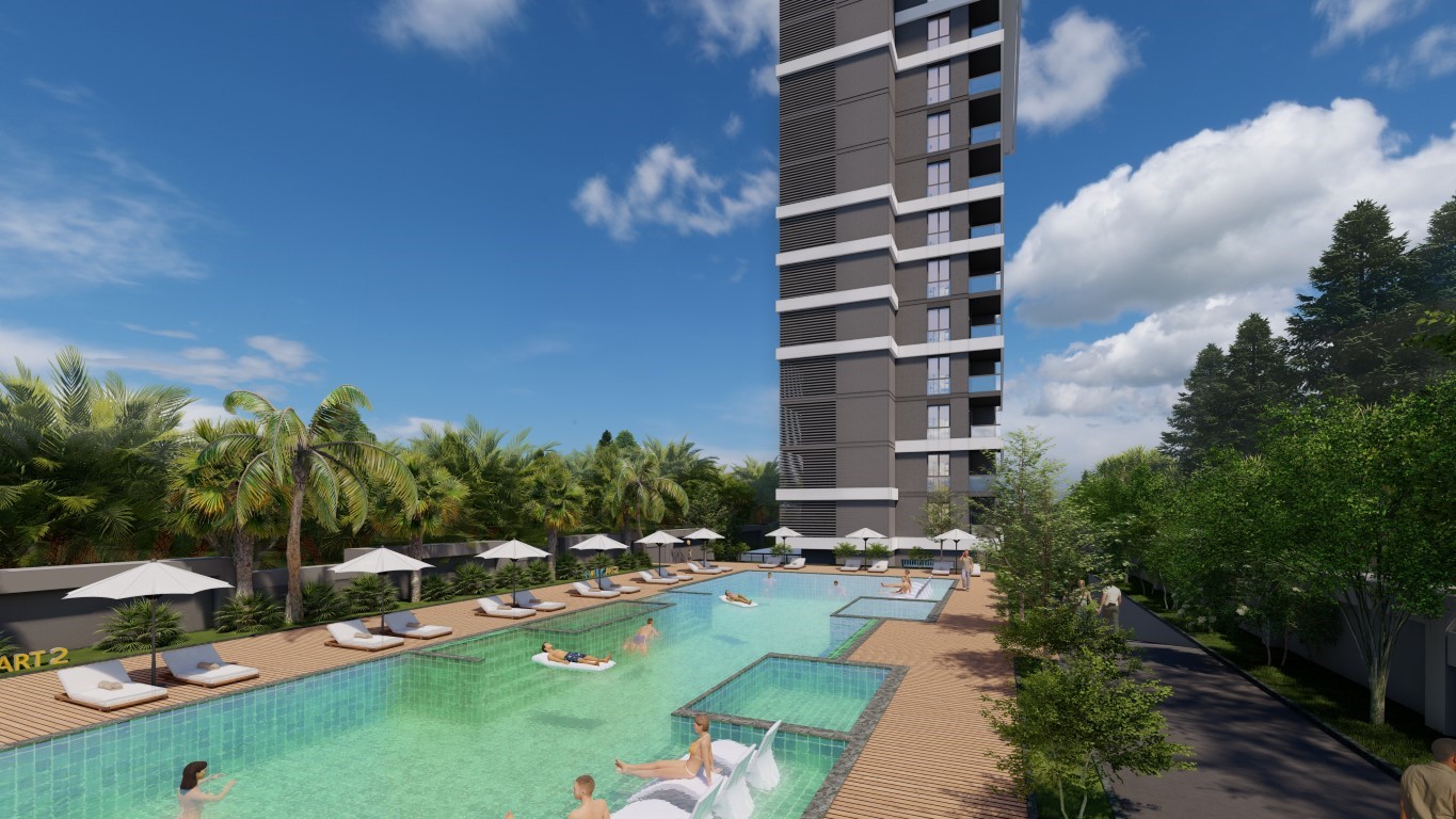 New residential complex on the first coastline in the Mahmutlar area - Umbrella Group - Photo 15