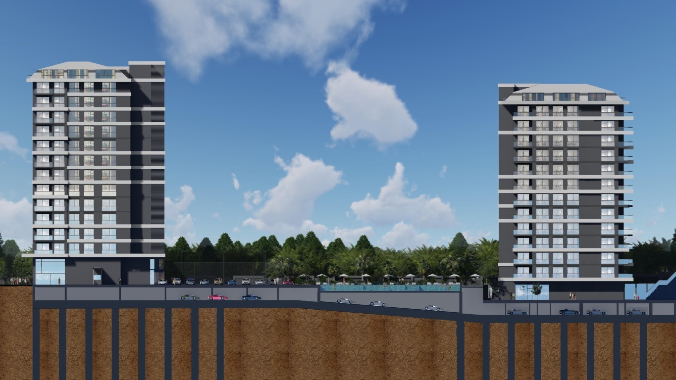 New residential complex on the first coastline in the Mahmutlar area - Umbrella Group - Photo 9