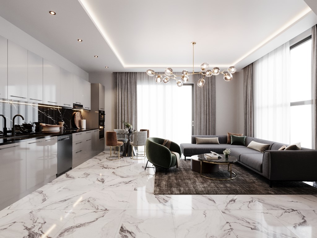 New residential complex with 1+1, 2+1 and 3+1 apartments in the center of Alanya - Umbrella Group - Photo 34