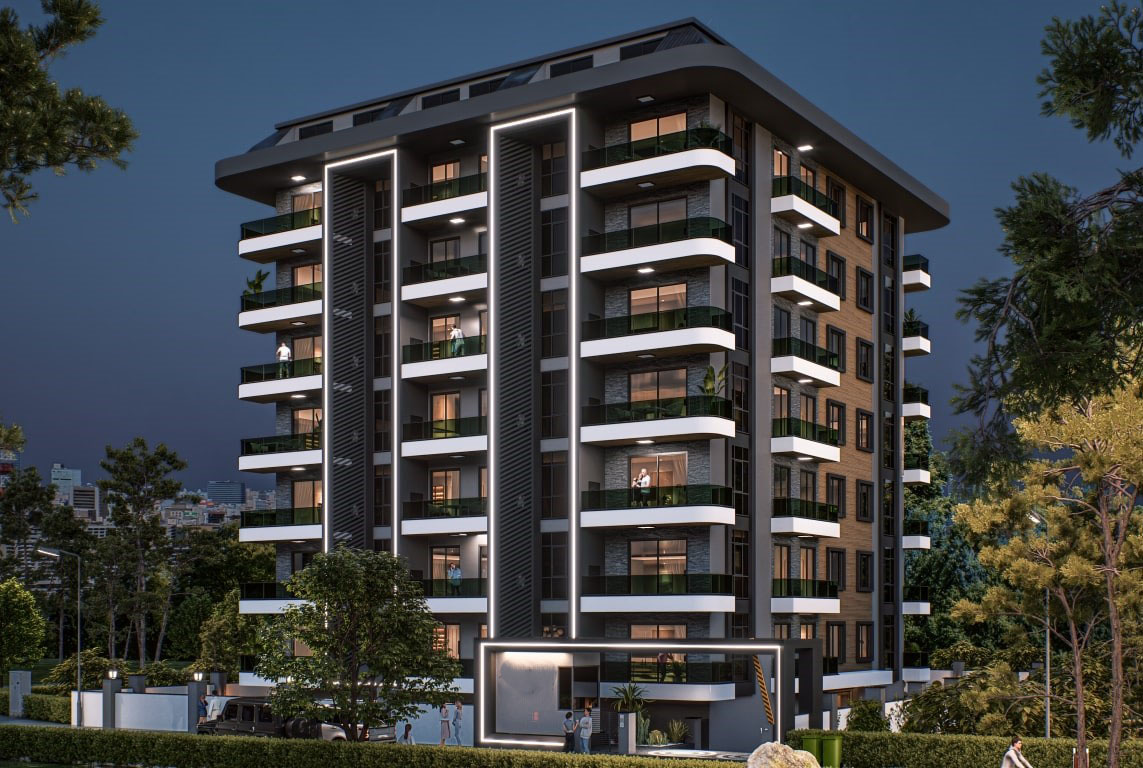 New residential complex with 1+1, 2+1 and 3+1 apartments in the center of Alanya - Umbrella Group - Photo 6