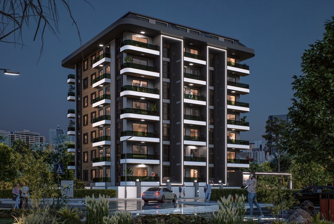 New residential complex with 1+1, 2+1 and 3+1 apartments in the center of Alanya - Umbrella Group - Photo 5
