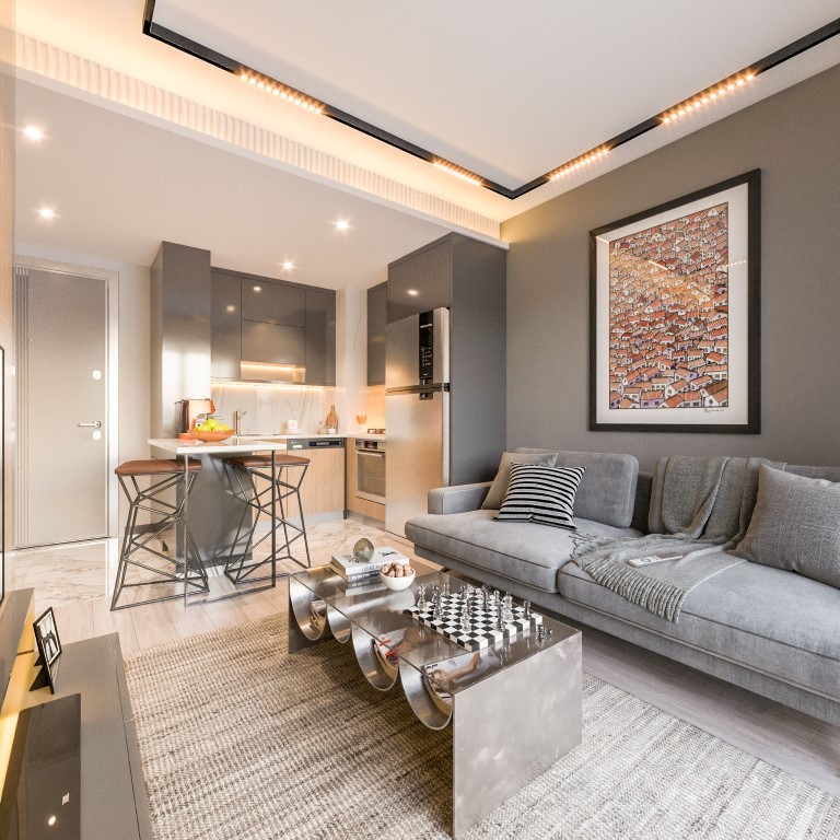 New residential complex with 1+1 and 2+1 apartments in Mezitli district - Umbrella Group - Photo 13