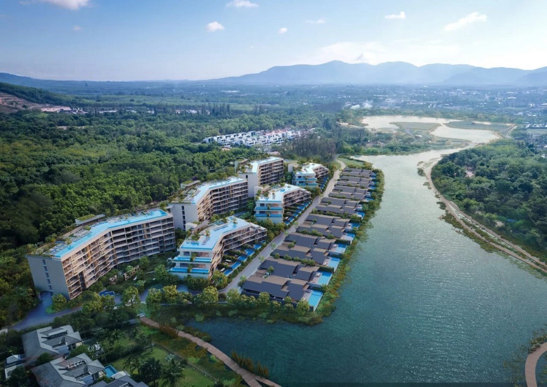 Cozy residential complex on the shore of the lake, Phuket - Umbrella Group