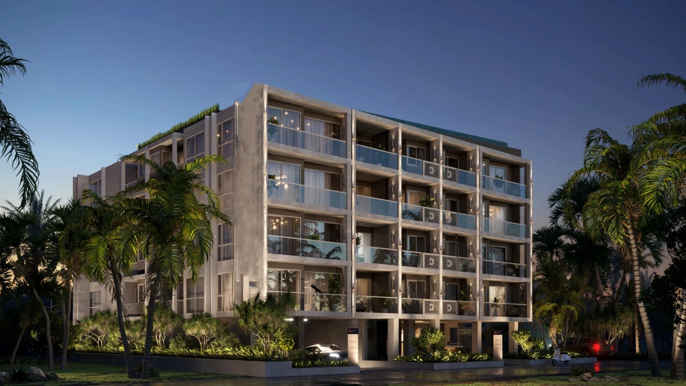 Modern project Dominion Rawai with swimming pool on the roof, Thailand - Umbrella Group