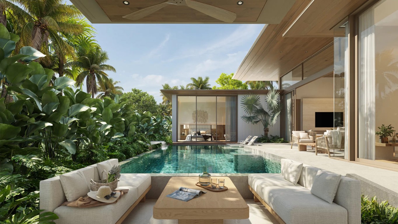 New complex of villas Naturale Pool Villas. in a quiet and rich area of Cherng Talai, Phuket - Umbrella Group - Photo 2