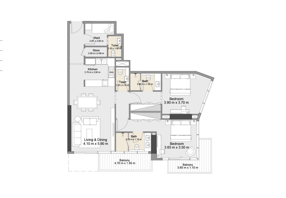 New Azura Residences project on the first waterfront in Dubai - Umbrella Group - Photo 20