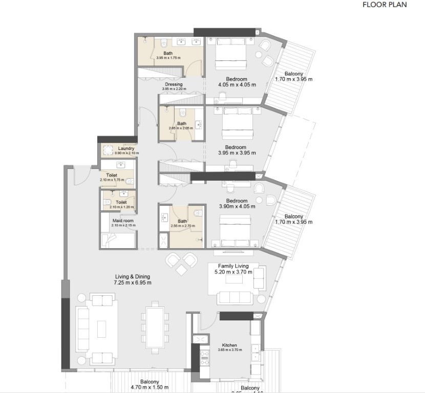 New Azura Residences project on the first waterfront in Dubai - Umbrella Group - Photo 21