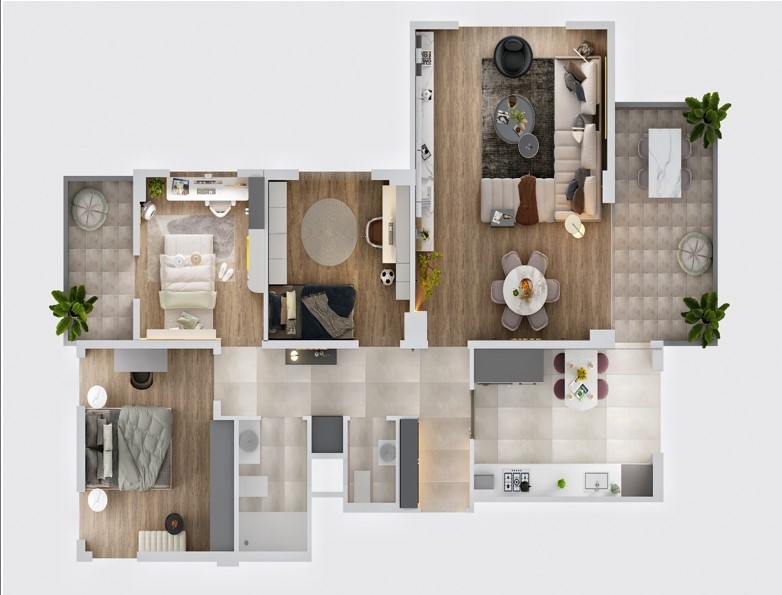 New residential complex with 2+1 and 3+1 apartments in the Altyntash area - Umbrella Group - Photo 8
