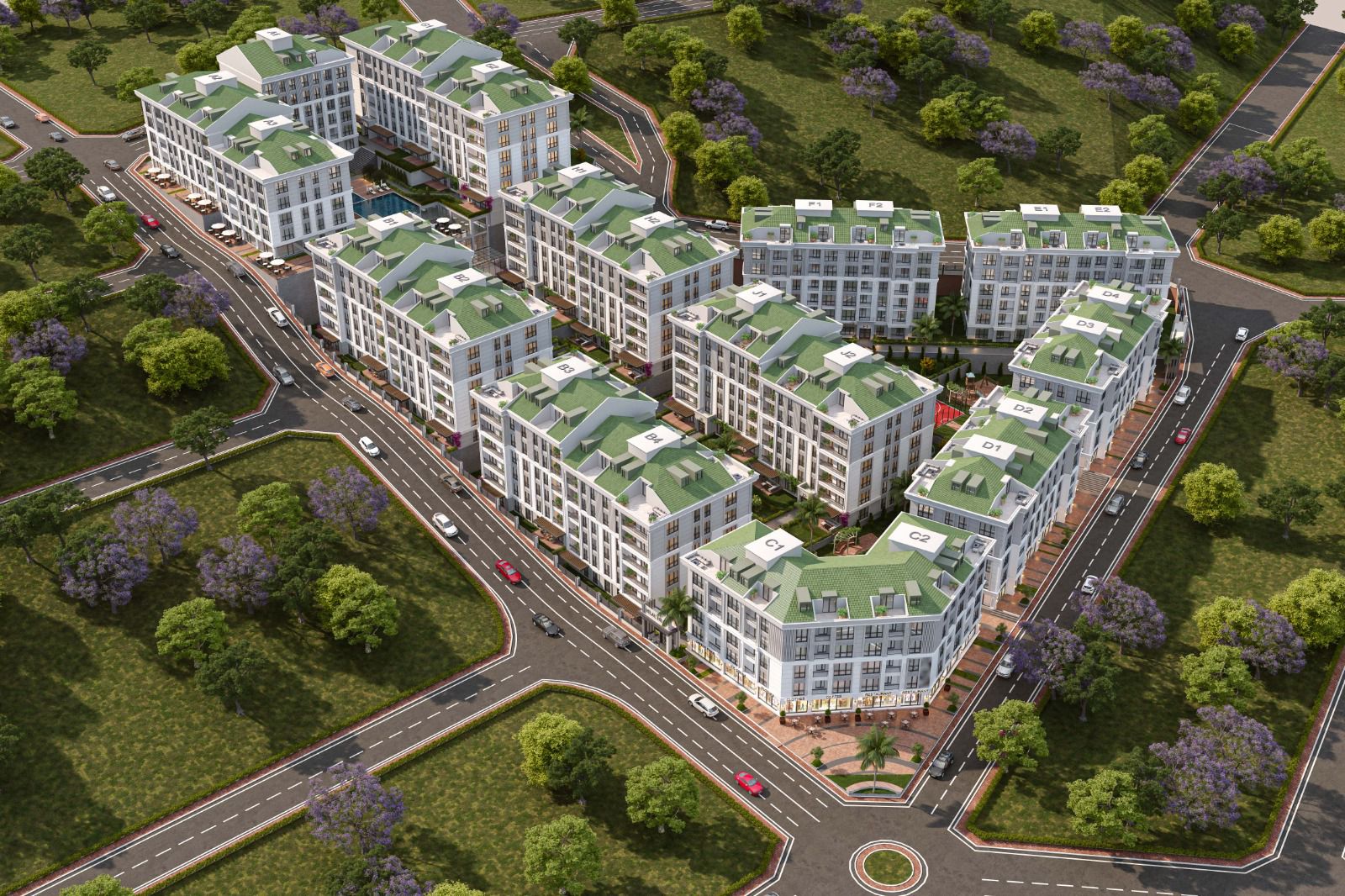 Low-rise residential project in Istanbul, Byukchmedje district - Umbrella Group - Photo 2