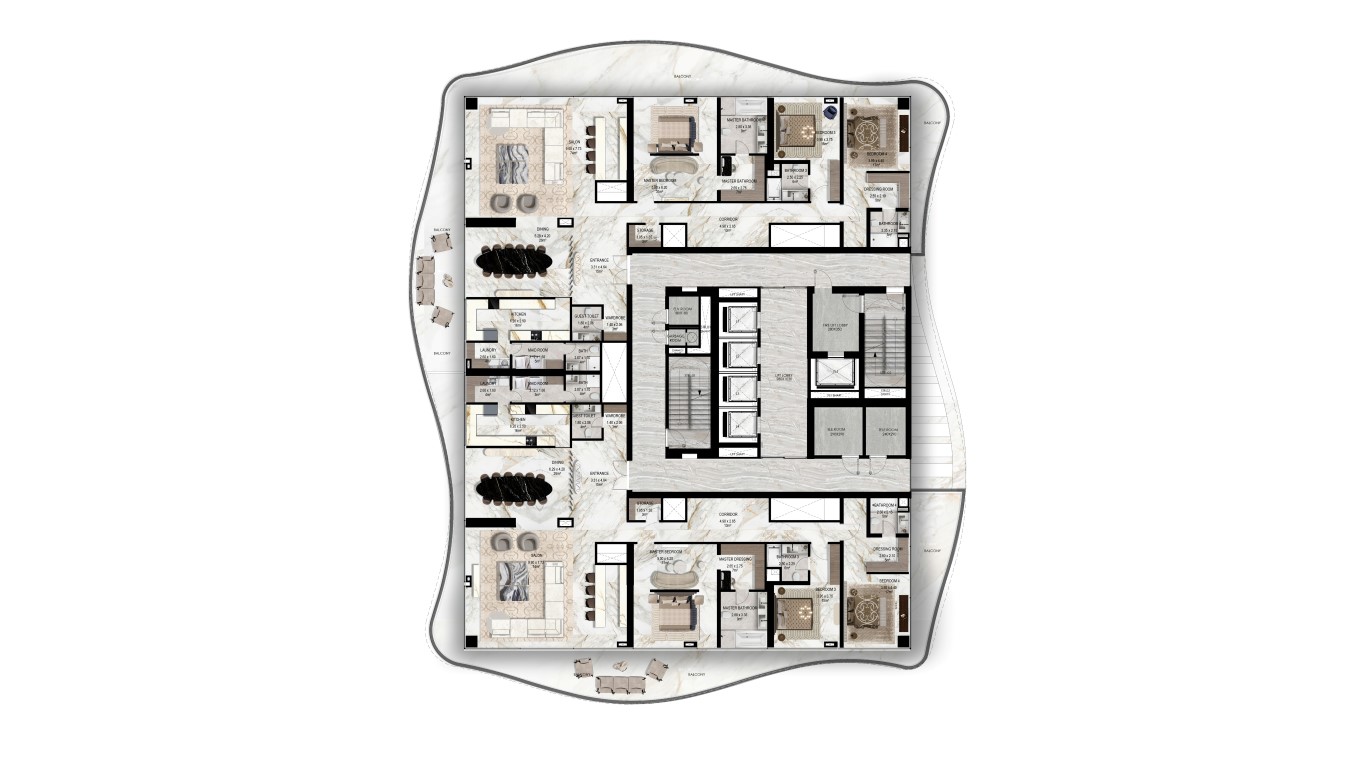 Elie Saab’s modern residence in Abu Dhabi - Umbrella Group - Photo 11