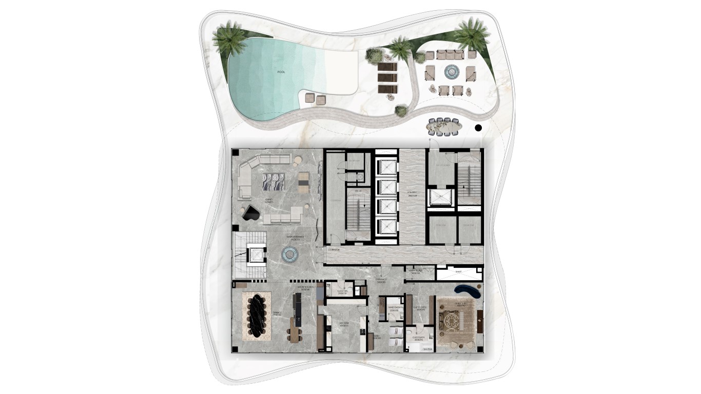 Elie Saab’s modern residence in Abu Dhabi - Umbrella Group - Photo 10