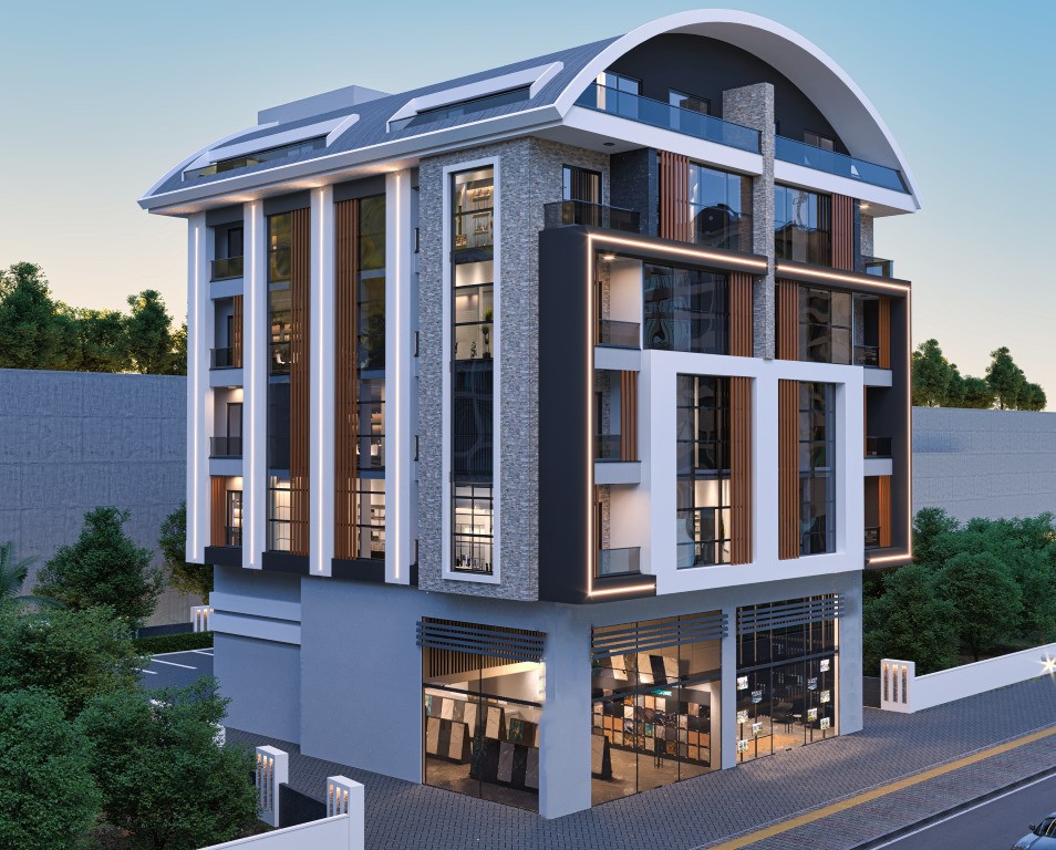 Project with commercial premises in the center of Alanya - Umbrella Group - Photo 2