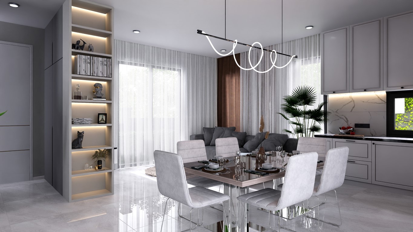Complex of villas on the slopes of mountains, in the prestigious area of Bektaş - Umbrella Group - Photo 24