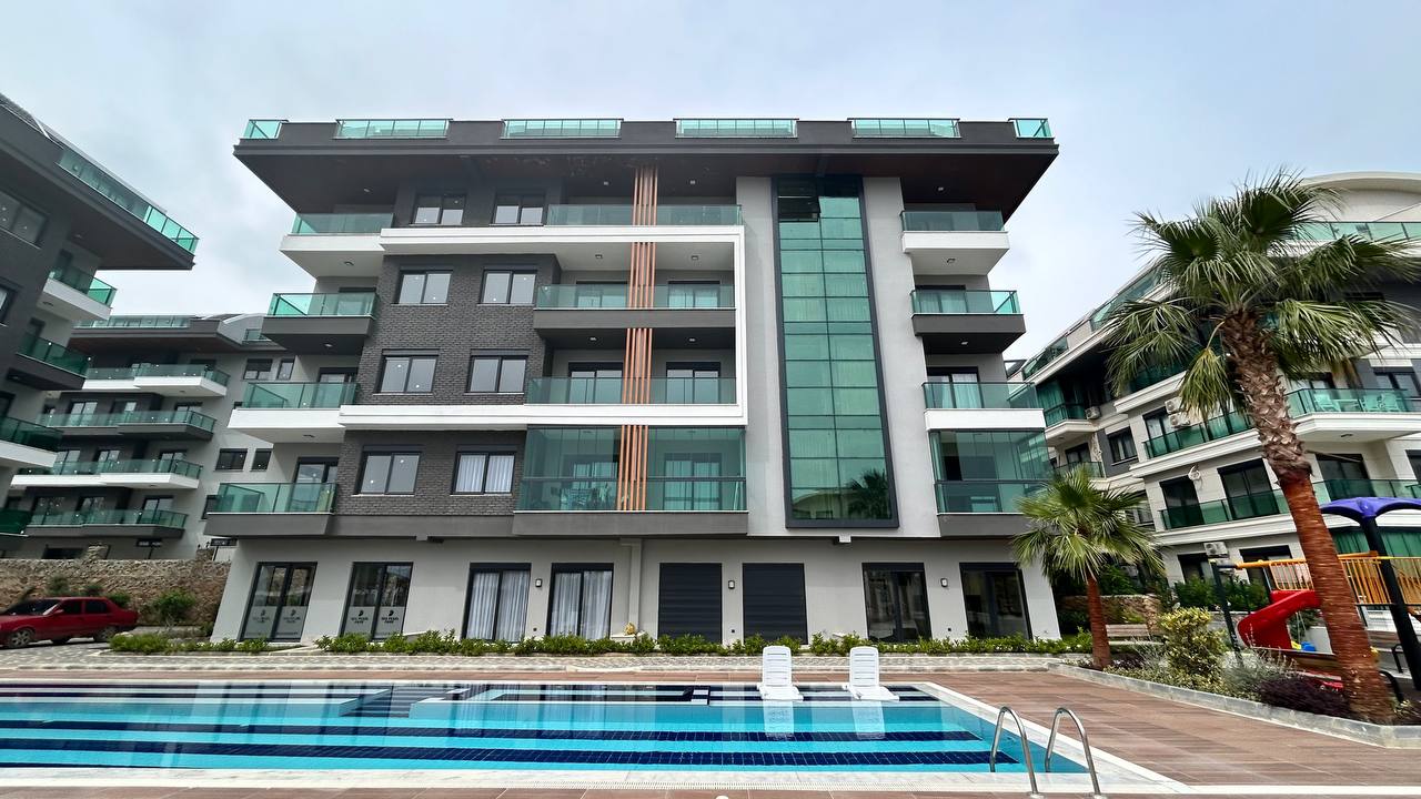 Two-room apartment 50 m2 without furniture in the area Oba - Umbrella Group