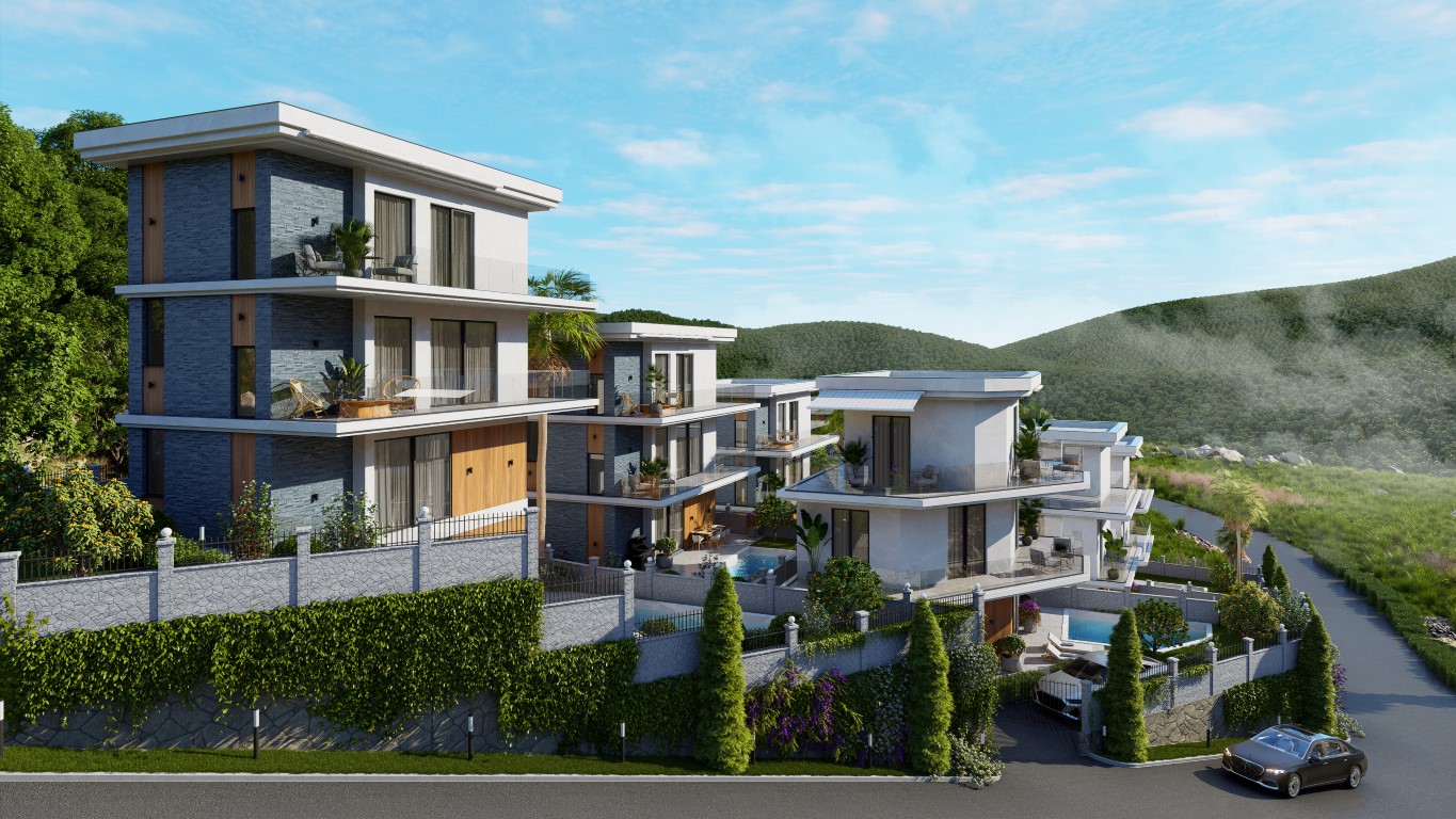 Complex of villas on the slopes of mountains, in the prestigious area of Bektaş - Umbrella Group - Photo 10