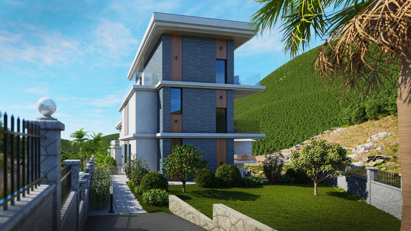 Complex of villas on the slopes of mountains, in the prestigious area of Bektaş - Umbrella Group - Photo 14