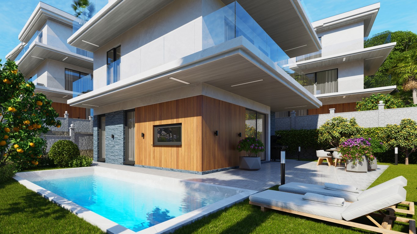 Complex of villas on the slopes of mountains, in the prestigious area of Bektaş - Umbrella Group - Photo 15