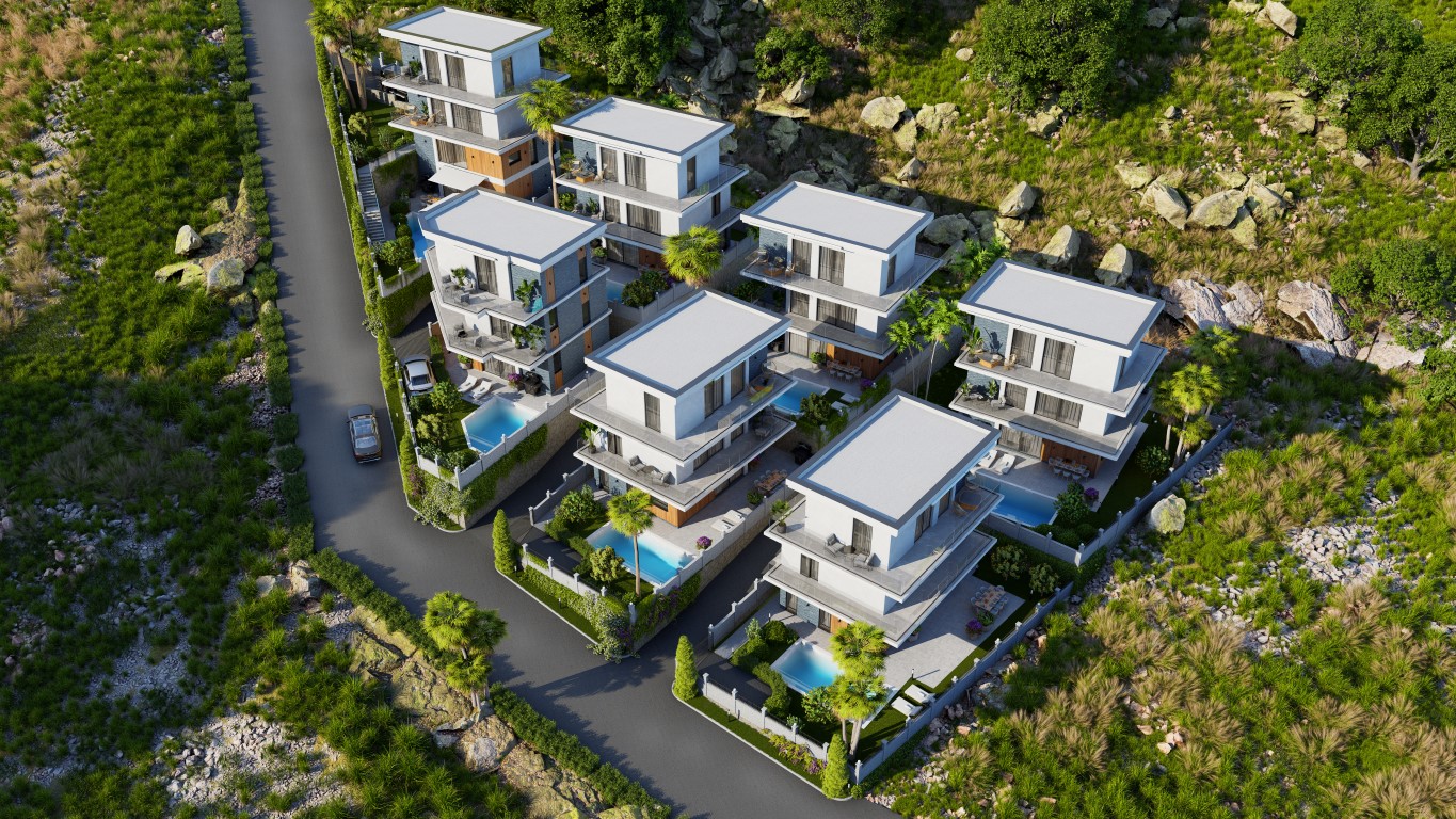 Complex of villas on the slopes of mountains, in the prestigious area of Bektaş - Umbrella Group - Photo 2