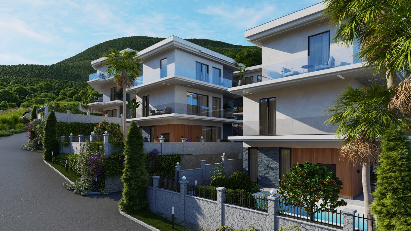 Complex of villas on the slopes of mountains, in the prestigious area of Bektaş - Umbrella Group - Photo 5