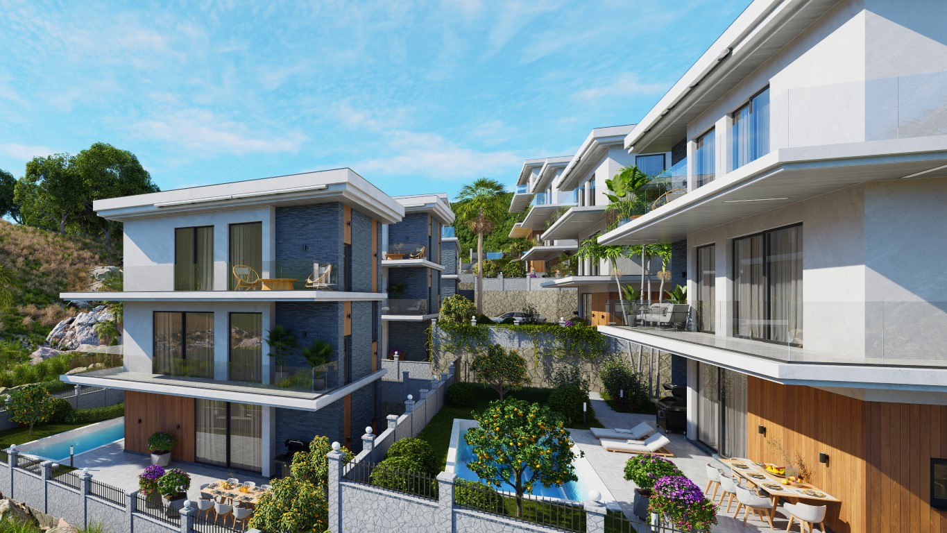 Complex of villas on the slopes of mountains, in the prestigious area of Bektaş - Umbrella Group - Photo 6