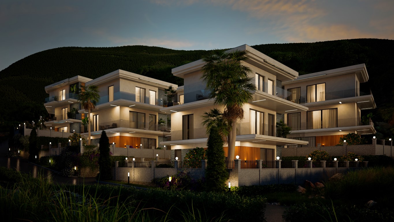 Complex of villas on the slopes of mountains, in the prestigious area of Bektaş - Umbrella Group - Photo 4
