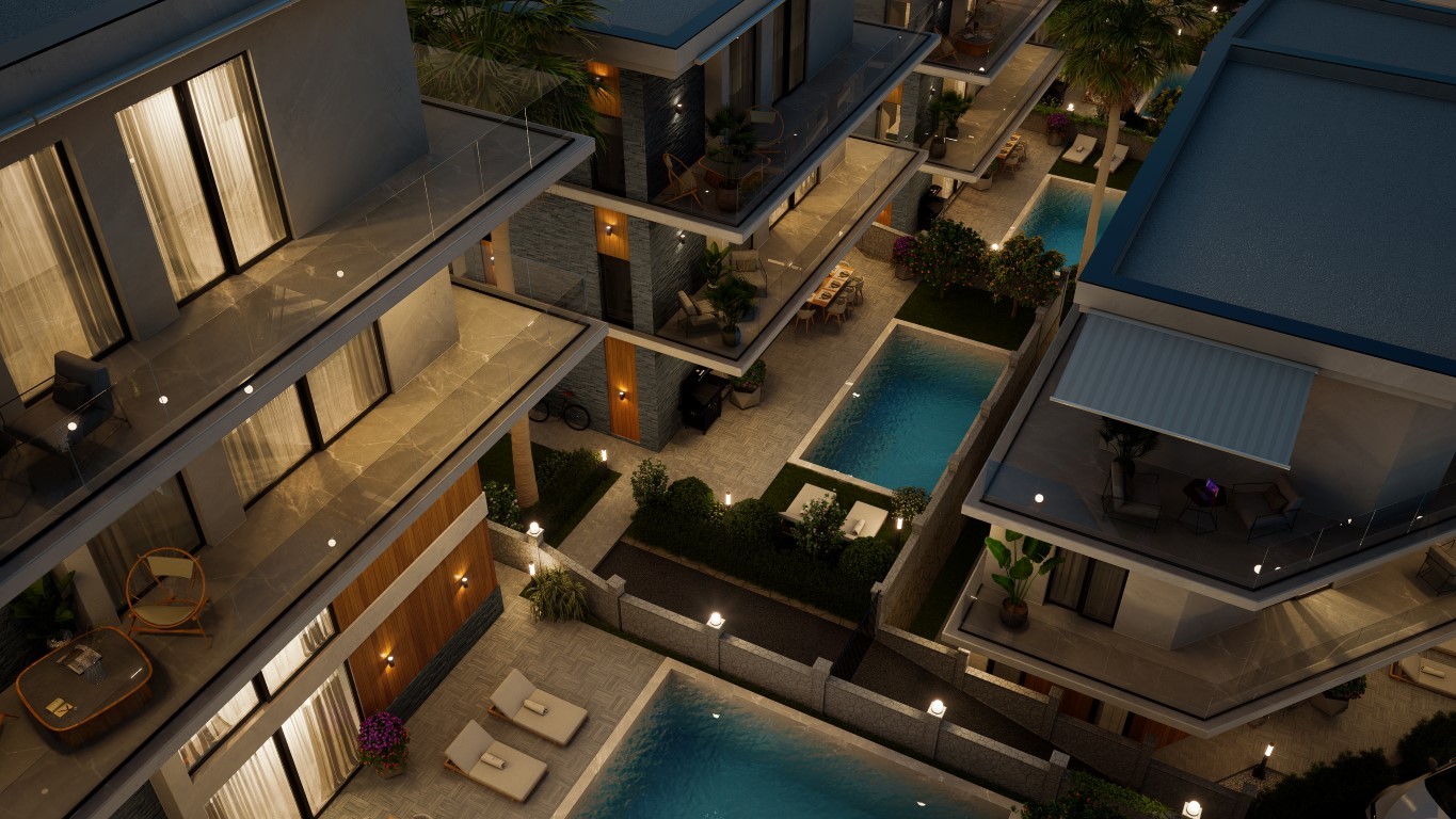 Complex of villas on the slopes of mountains, in the prestigious area of Bektaş - Umbrella Group - Photo 13