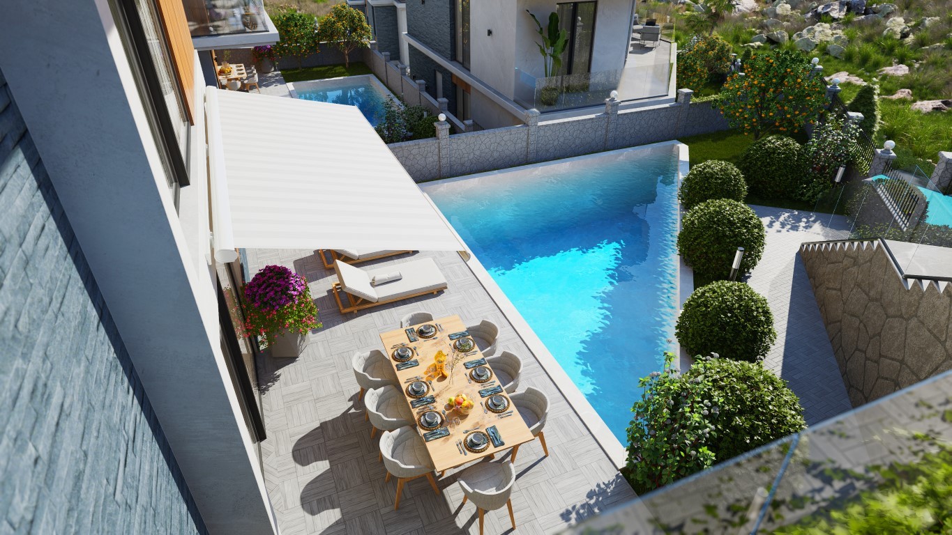 Complex of villas on the slopes of mountains, in the prestigious area of Bektaş - Umbrella Group - Photo 16