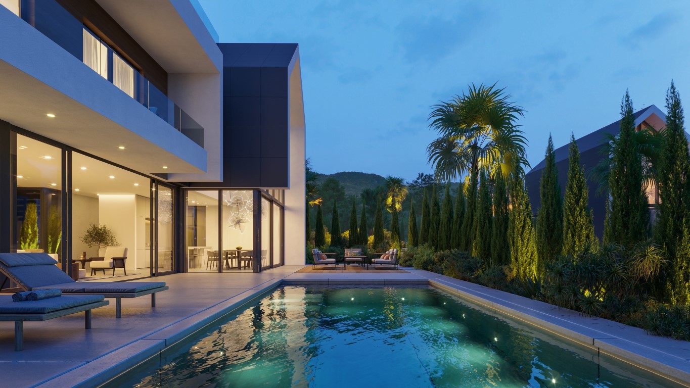 Complex of villas in Esentepe with spacious terraces and heated pools surrounded by nature and mountains - Umbrella Group - Photo 6