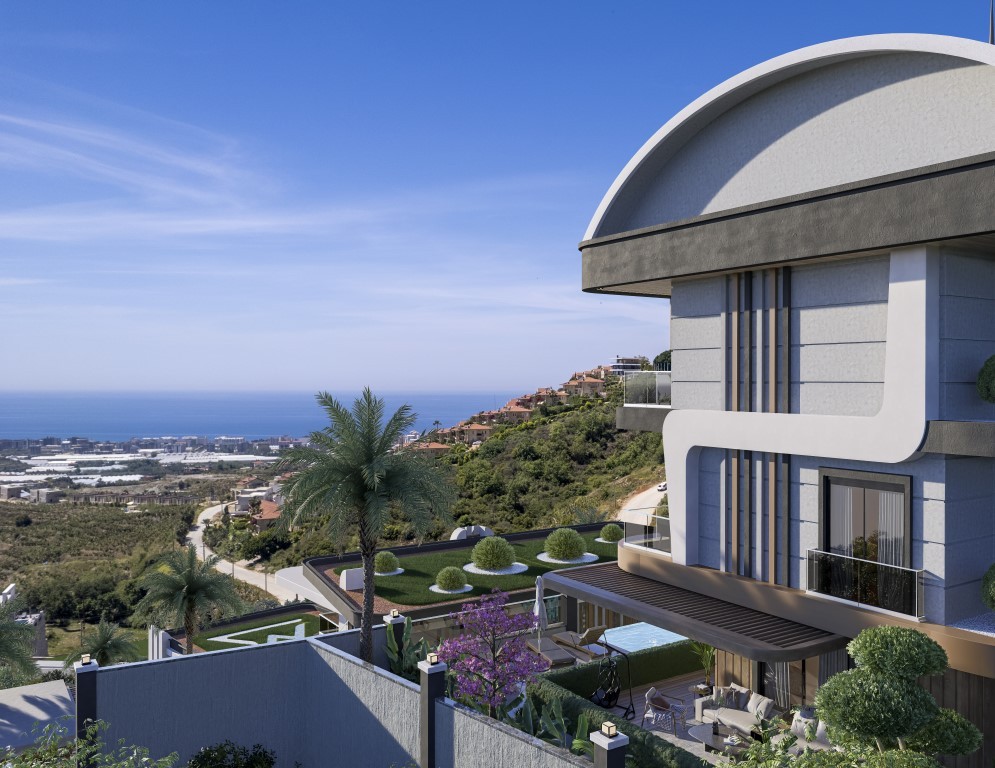 New project of modern villas and duplexes with beautiful sea view, Kargyjak - Umbrella Group - Photo 7