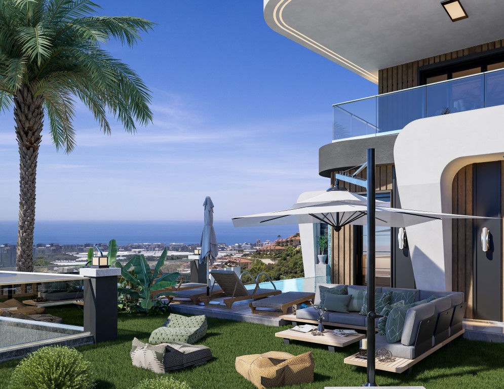 New project of modern villas and duplexes with beautiful sea view, Kargyjak - Umbrella Group - Photo 9