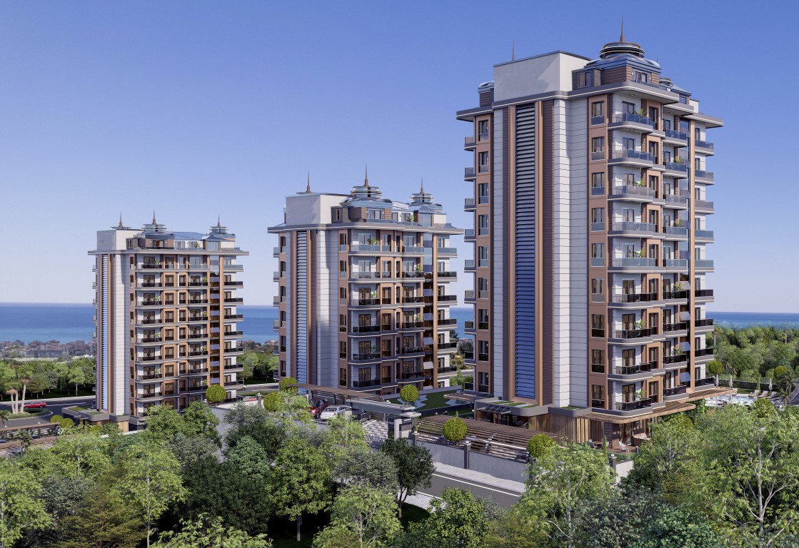 Residential residence with sea view, in the town of Alanya (Kестel) - Umbrella Group - Photo 4