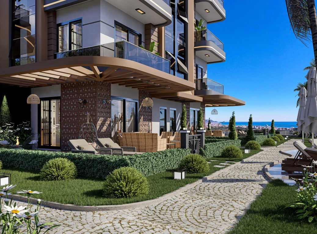 Residential residence with sea view, in the town of Alanya (Kестel) - Umbrella Group - Photo 6