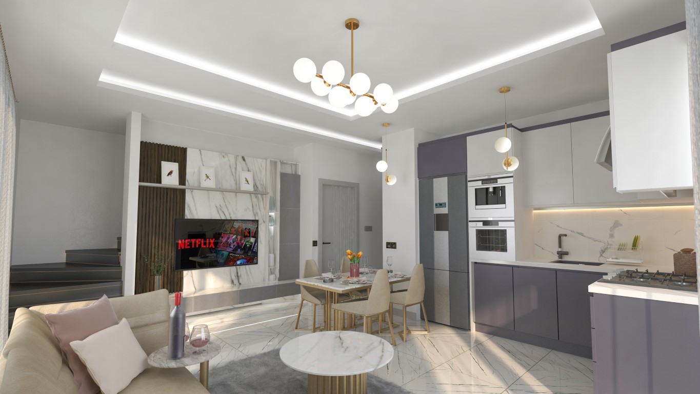 Residential residence with sea view, in the town of Alanya (Kестel) - Umbrella Group - Photo 24
