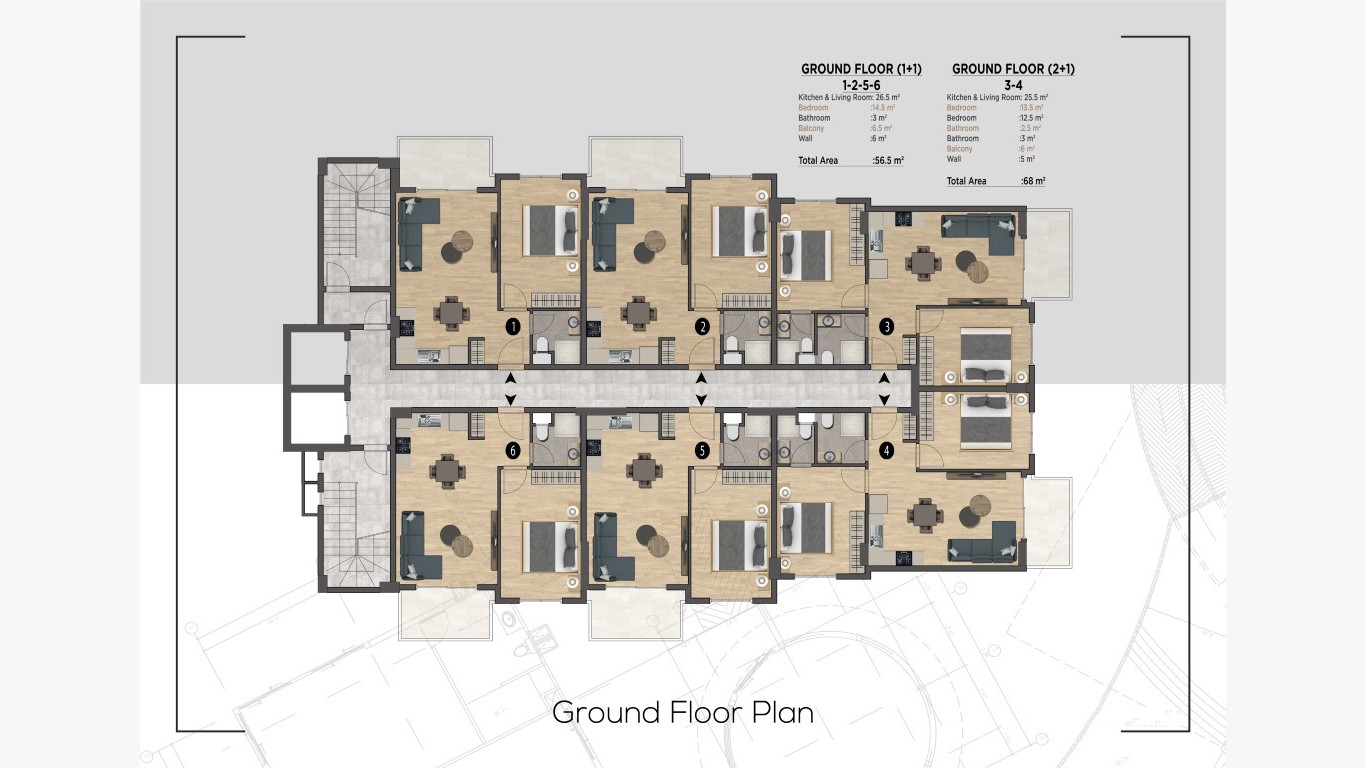 Luxury apartments in Mahmutlar with a rent up to 2 years and modern infrastructure - Umbrella Group - Photo 27