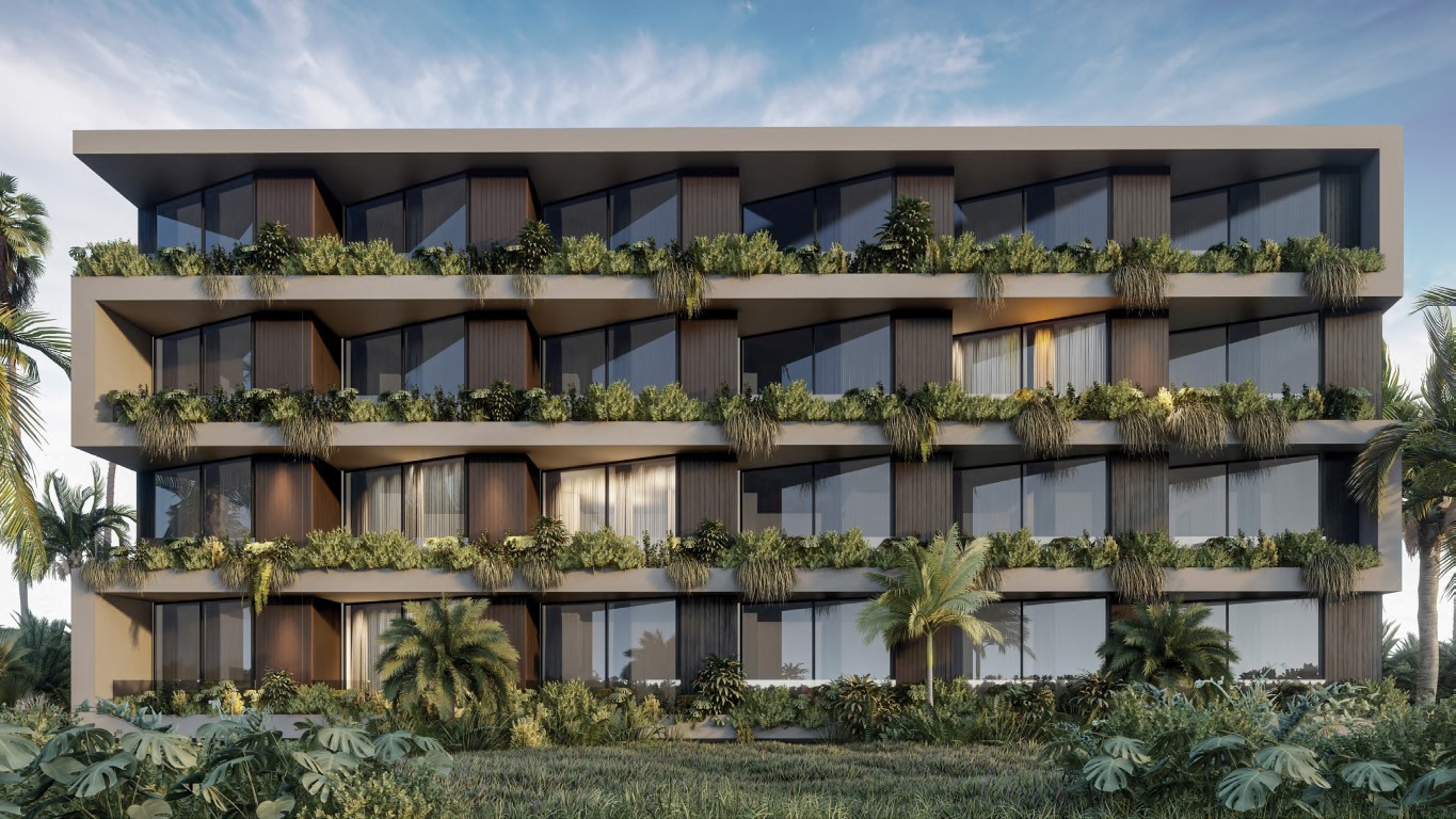 Residential complex project, with apartments 0+1 in Bali, Indonesia - Umbrella Group
