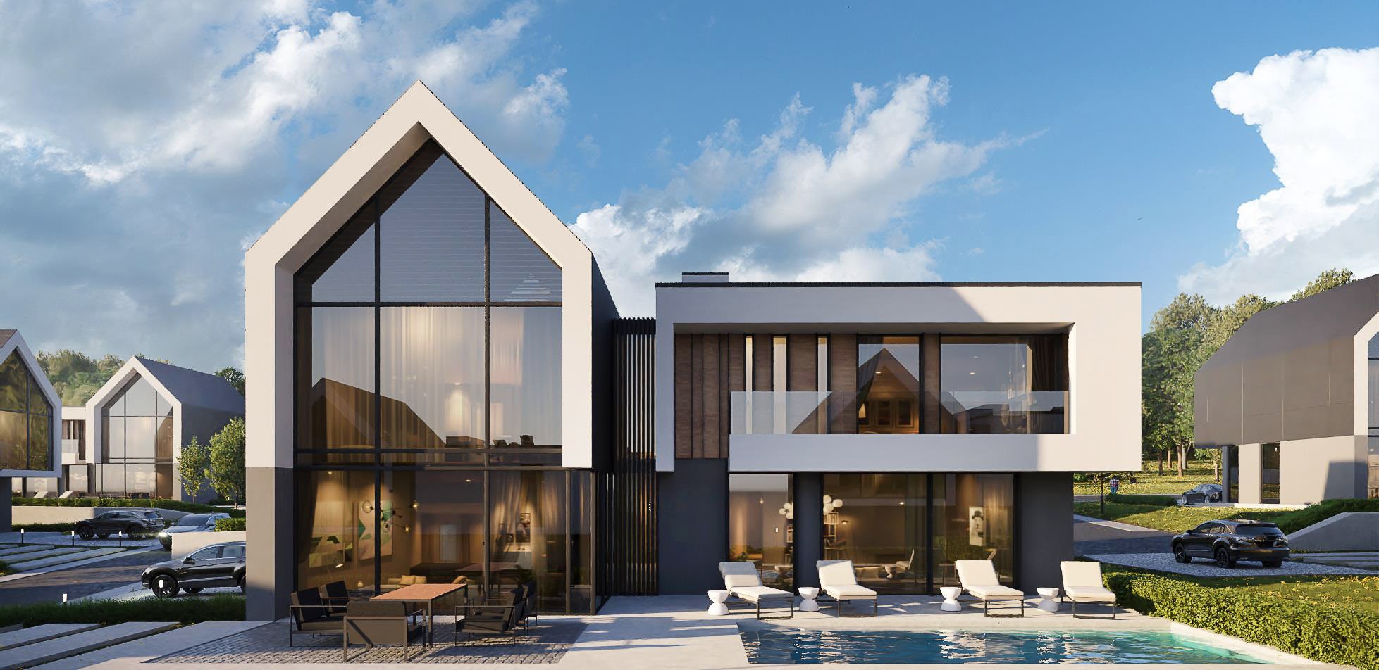 Complex of villas in Esentepe with spacious terraces and heated pools surrounded by nature and mountains - Umbrella Group - Photo 4