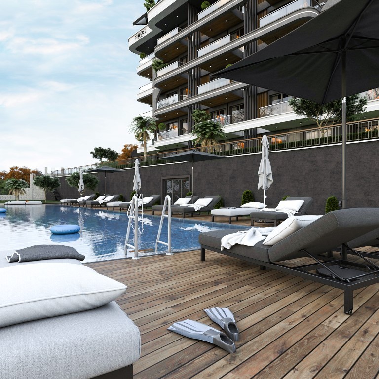 Stylish beachfront apartments with no-interest rate and luxury infrastructure in Alanya - Umbrella Group - Photo 8