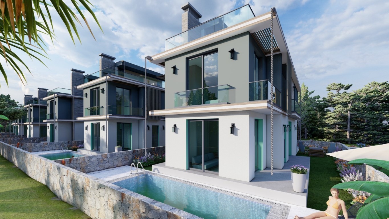 Complex of villas with apartments 4+1, in the district of Alsanjak - Umbrella Group