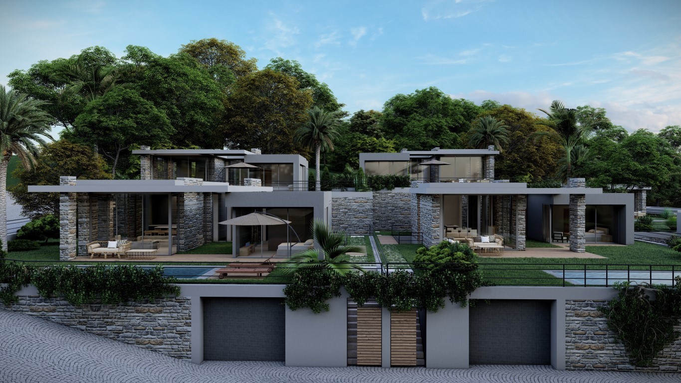 Elegant villas with panoramic sea views and modern facilities in Bodrum - Umbrella Group - Photo 3