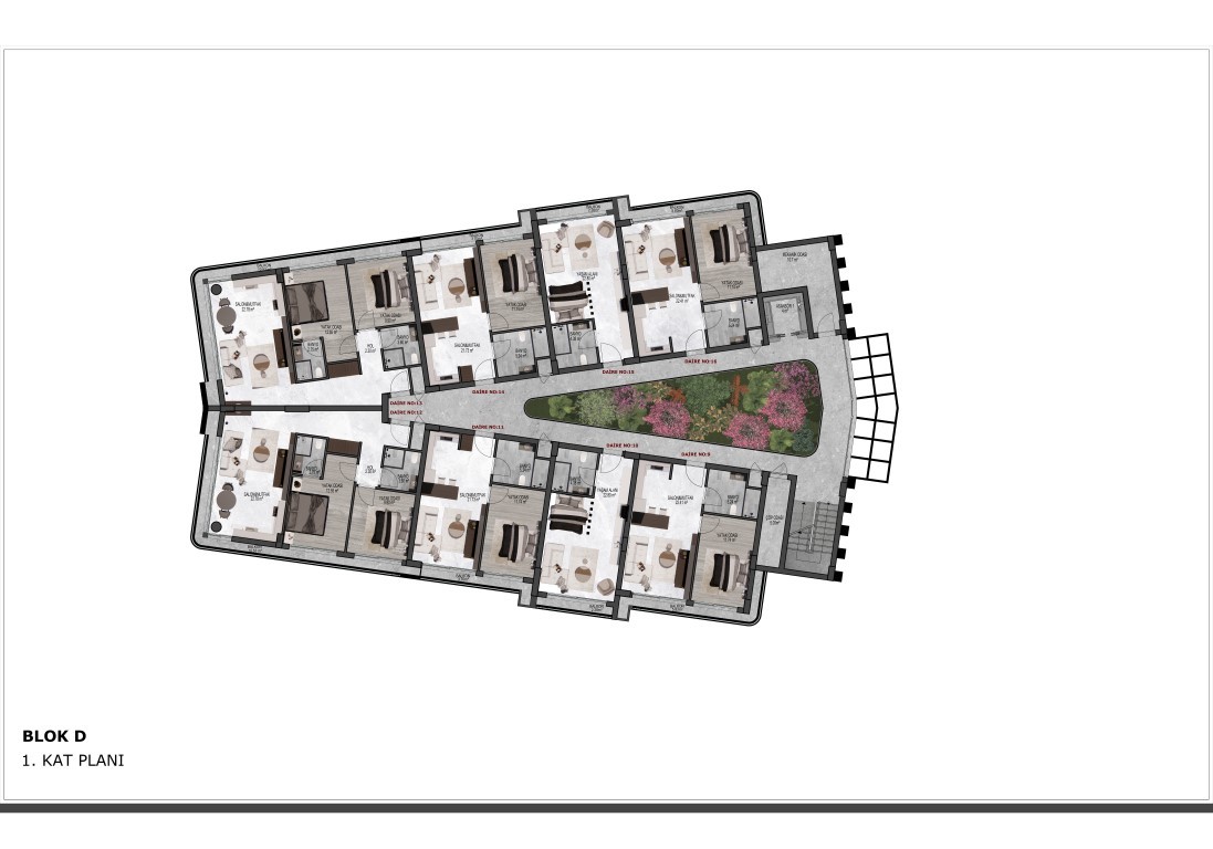 New residential complex on the first line of the coast, with a variety of infrastructure (Northern Cyprus) - Umbrella Group - Photo 39