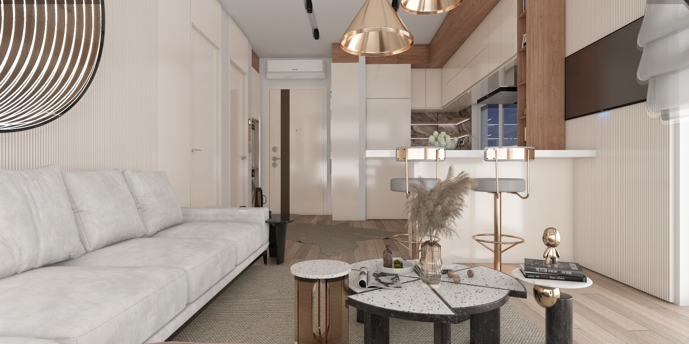 Cozy project by the sea, with apartments of 0+1 and 1+1 (Gaziverian) - Umbrella Group - Photo 32
