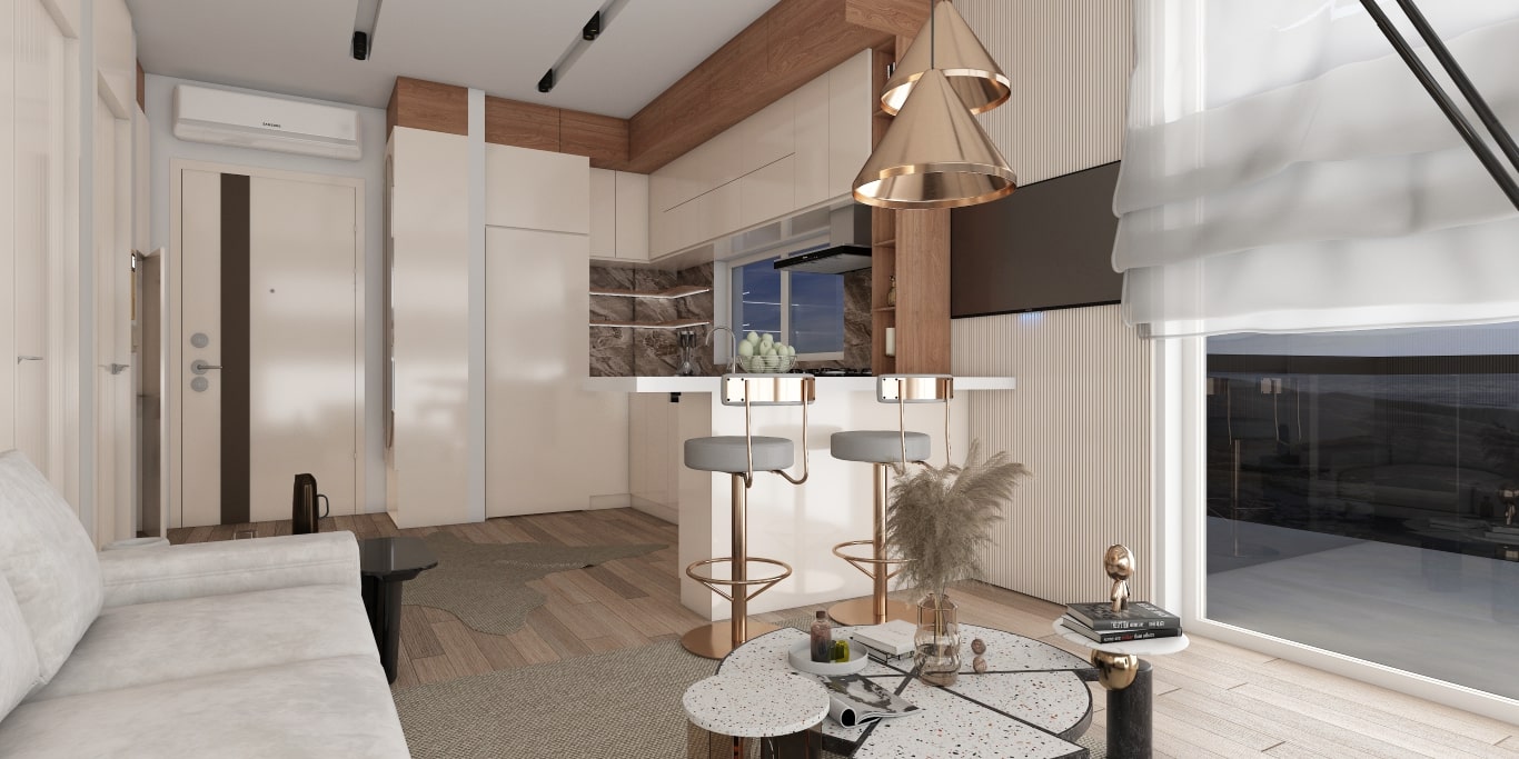 Cozy project by the sea, with apartments of 0+1 and 1+1 (Gaziverian) - Umbrella Group - Photo 33