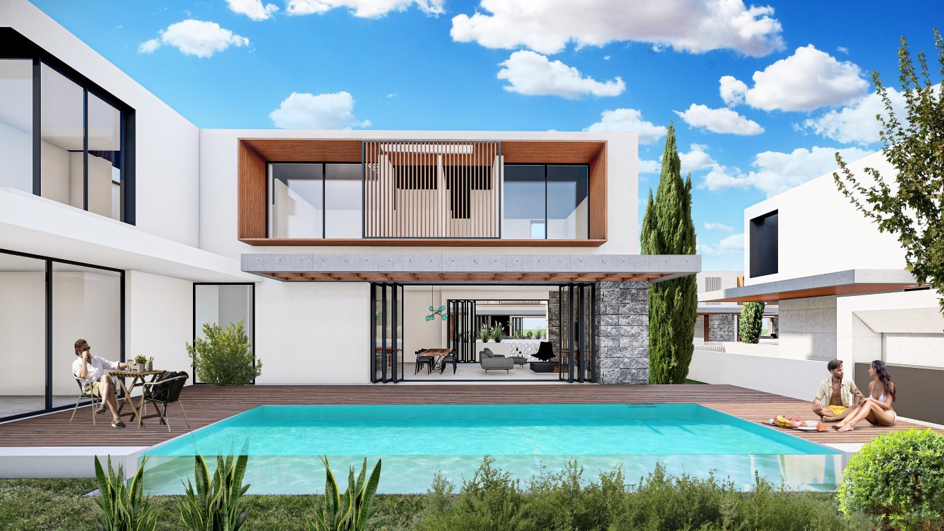 Complex of villas 305 m2 with private pool, in the final stage of construction - Umbrella Group