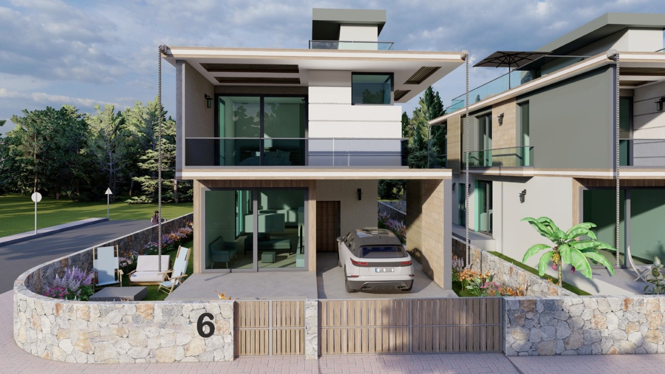 Complex of villas with apartments 4+1, in the district of Alsanjak - Umbrella Group - Photo 4