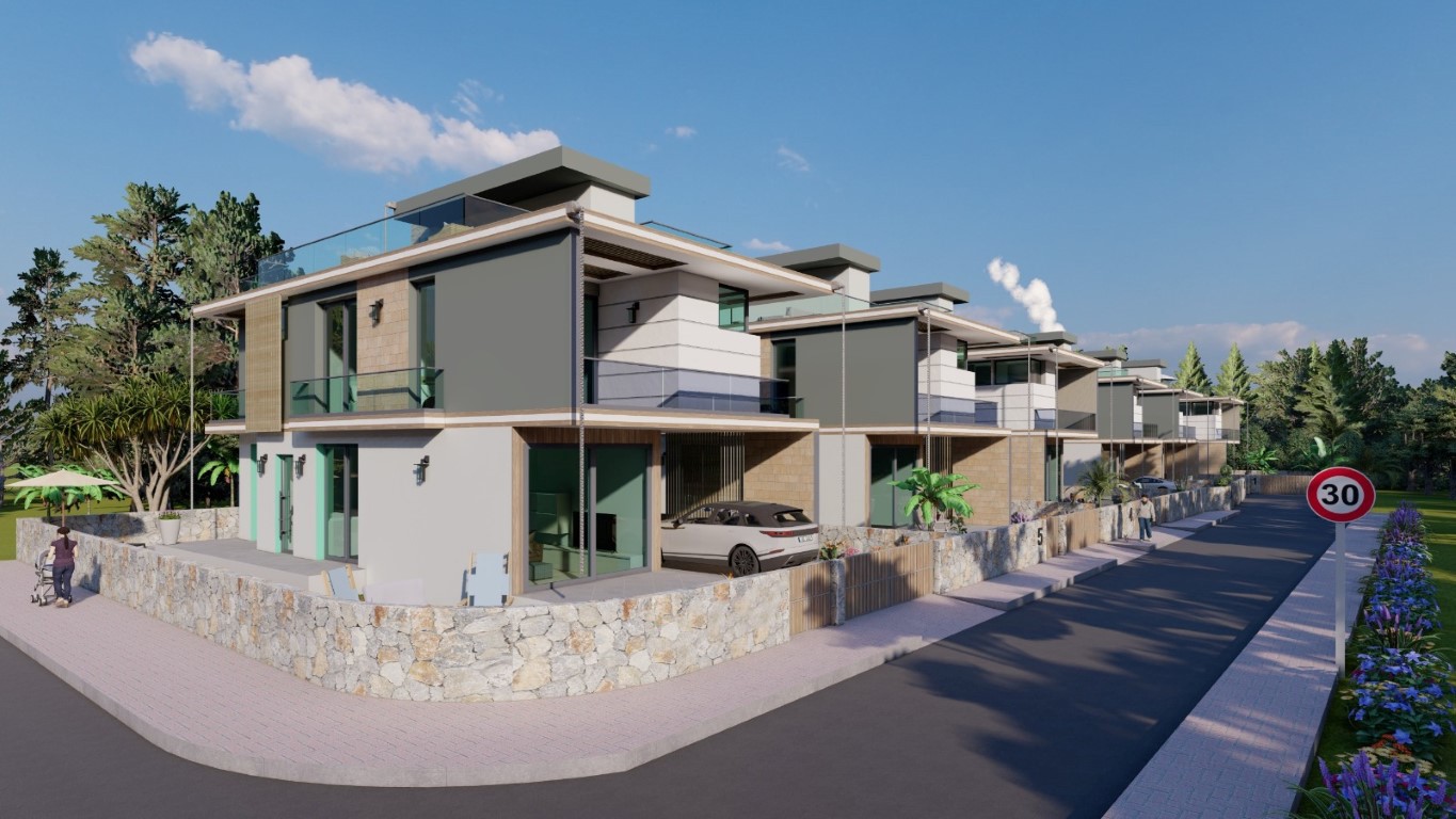 Complex of villas with apartments 4+1, in the district of Alsanjak - Umbrella Group - Photo 2