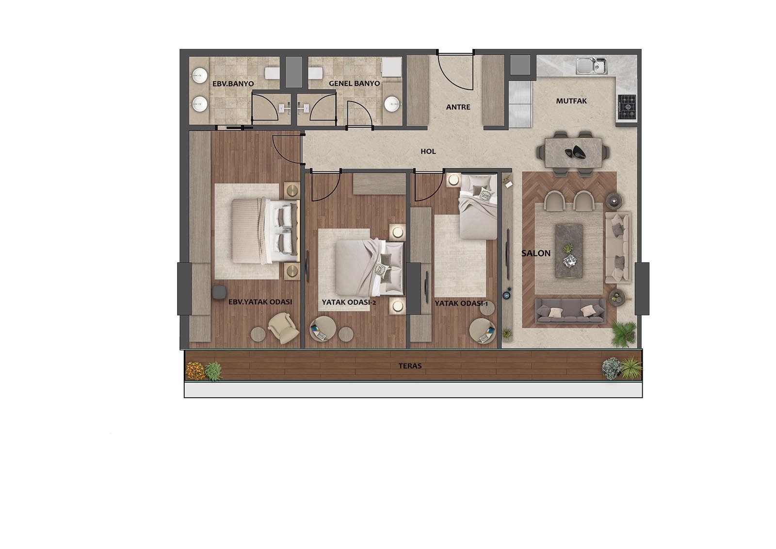 New modern project in the city of Istanbul, with various layouts - Umbrella Group - Photo 12